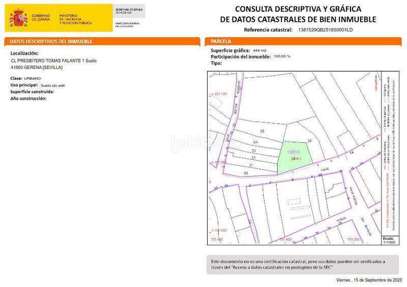 Foto 6ca118fa-8e12-4f81-bd33-a6d12520a0d3. Terrain résidentiel dans presbítero tomás falante 1 dans Gerena