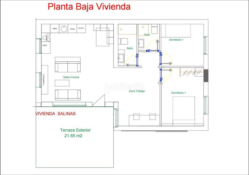 Foto b6d64282-6266-441b-acf6-5b8e7b84a045. Chalet con riscaldamento parcheggio in Salinas Castrillón