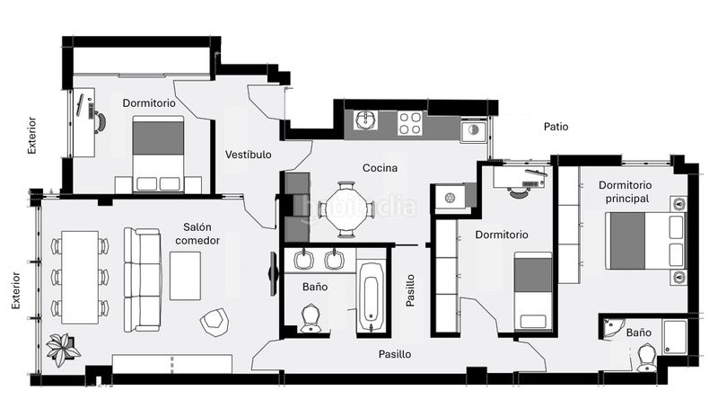 Foto d26d8265-9547-4322-bac5-33b01ae9b9f3. Pis amb calefacció a Ametzola Bilbao