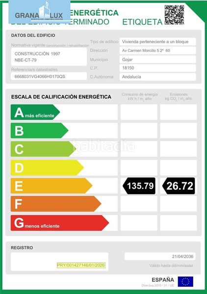 Foto cf07aa81-6930-4132-a6b0-6f32592e57a9. Pis amb piscina a Gójar