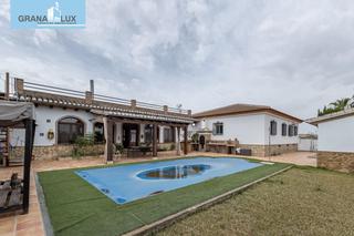 Masia a Moraleda de Zafayona. Espectacular villa con casa en 1 sola planta. parcela de 18.000