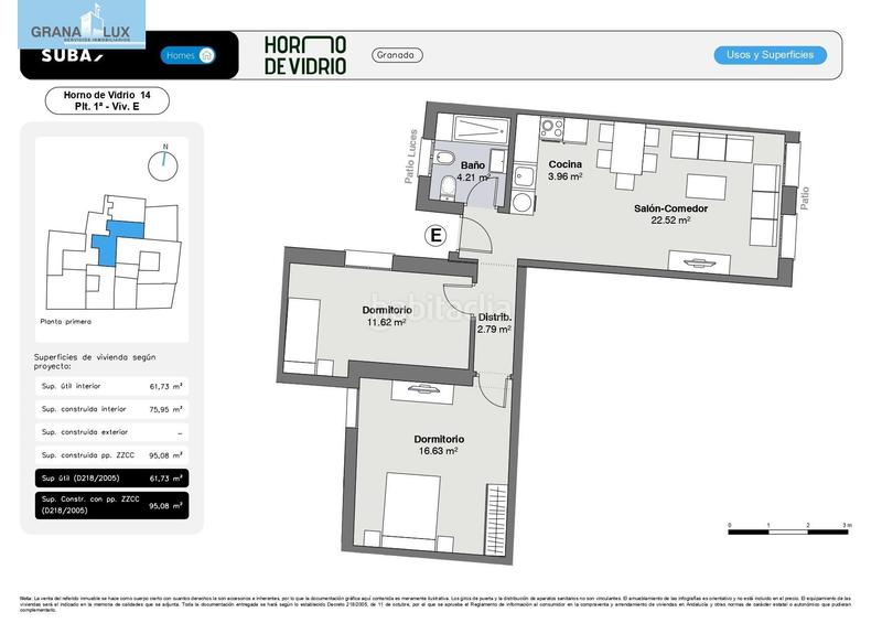 Foto e6bf4df6-b7e1-4d24-8662-8d4a2f48518c. Piso horno de vidrio 14 e en Barrio de Albaicín Granada