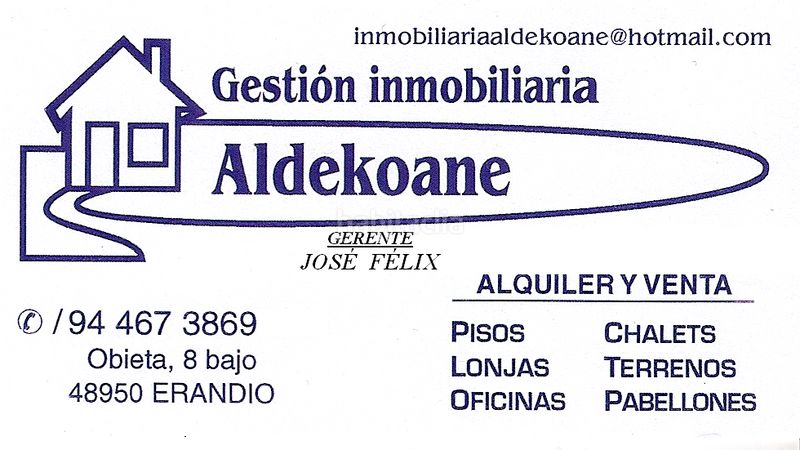 Foto 34614972-4a2c-40e9-94c4-088f02c9144e. Chalet con riscaldamento parcheggio in Erandio