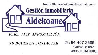 Local commercial  Calle mugakoa. Se vende local de 374 metros en portugalete ,calle mugakoa, actu