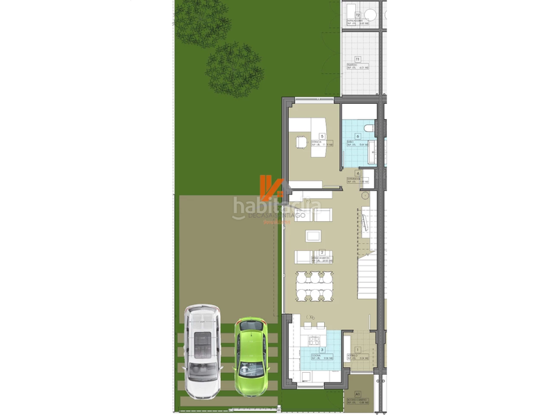 Foto 15cb1146-0f02-4adf-8e07-bc92bb5b7c6f. Casa pareada 165m<sup>2</sup> en rua benito regueiro varela 1 en Parroquias de Santiago Santiago de Compostela