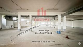 Lloguer Nau industrial a Ventiun. Alquiler de espectacular nave industrial de 6.300 m2 en ourense