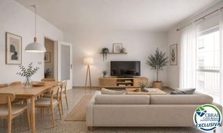 Apartment  Carrer de cristòfor colom. Amplio apartamento con varias terrazas a 350m del mar en roses