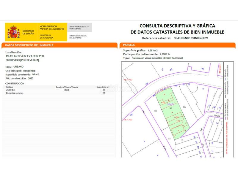 Foto 9227f4b8-d6c8-4cf3-8b3d-54bb91c3653e. Autoparkplatz in atlántida 87 in Alcabre Vigo