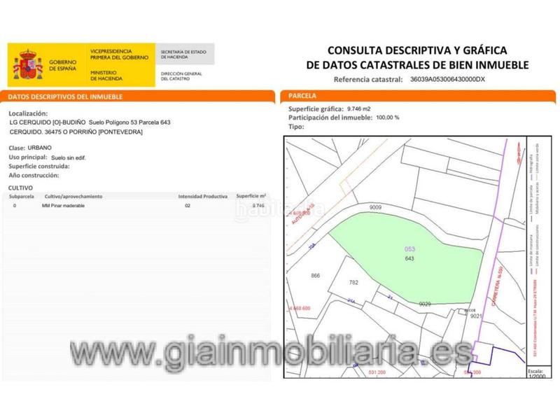 Foto 3688cc79-d88d-434e-82cf-6c8f2cb2424d. Finca rústica en cerquido 1 terreno urbanizable en venta o alquiler !! en Porriño (O)