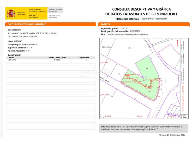 Foto 3ba1528a-f833-456c-befc-894504a45f05. Edificio en manuel suárez marquier 2 se vende solera de edificio con garajes terminados !! en Rosal (O)
