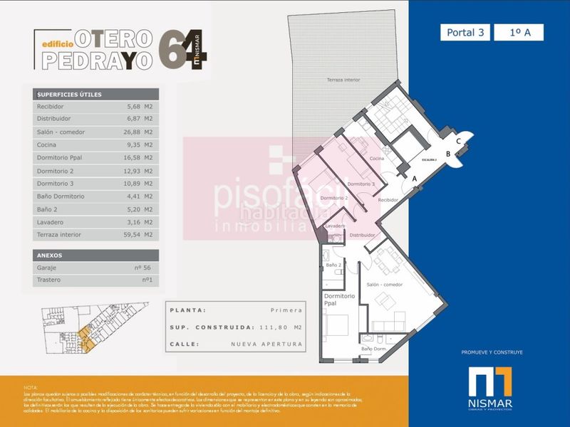 Foto 972c4a48-b9e1-4fca-908a-886ad5ea3bd3. Piso ultima vivienda de 3 dormitorios en esta promoción en Lugo