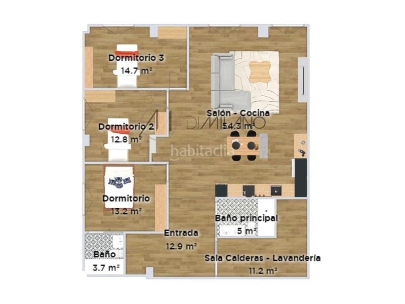Foto e904afbe-fd55-4189-909e-ded5dfa6fcab. Ground floor with heating parking in Camelias - Pi y Margall Vigo