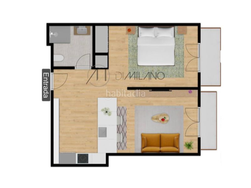 Foto 6d2959e2-6a40-4f37-8f8b-35a5bd9ae967. Rent studio with heating in Casco Vello Vigo