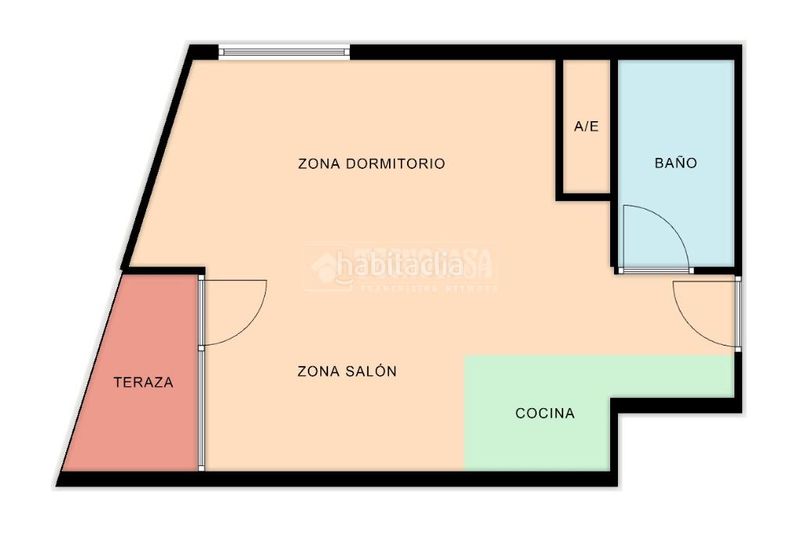 Foto 265db90d-4cbd-408d-8ed8-c8ee0ed9458b. Location studio avec chauffage piscine dans Argüelles Madrid