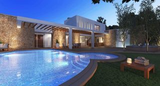 Haus  Valle del sol. Villa de diseño moderno estilo ibiza en jávea 4 dormitorios, vis