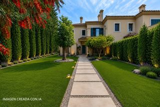 Casa pareada en Sotogrande Costa. Casa pareada en esquina de 4 habitaciones con amplio jardín en s