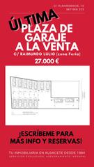 Car parking in Feria. Garaje en venta en plaza de toros.