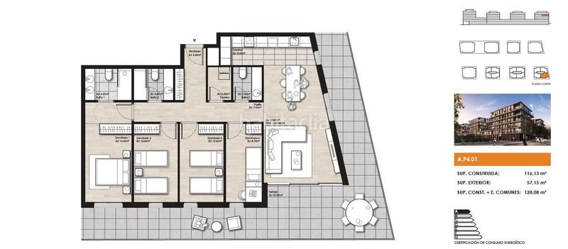 Foto 54e154f9-72be-4de8-b68f-f3bc44293453. Alquiler apartamento  en 1 linea de playa en Badalona