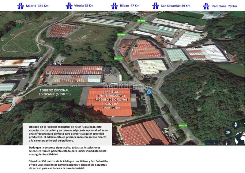 Foto 68a5fe1b-e5f8-4d67-9ae8-8595e56cd46e. Location bâtiment à usage industriel dans itziar bidea 38 dans Deba