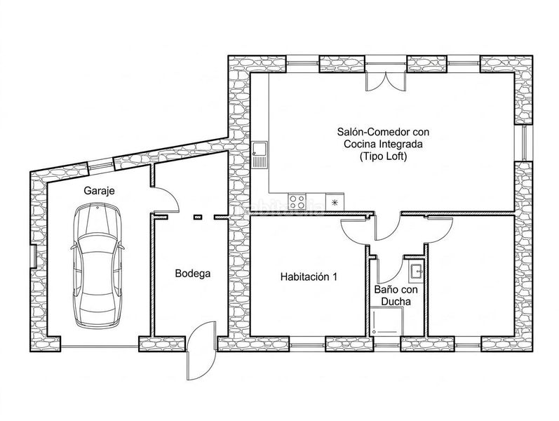 Foto c4172413-3a92-4bf8-856d-838e78d5de3e. Casa adossada a Cabanas