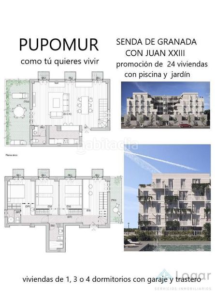 Foto fac31e2a-e0f1-4274-8b9b-a1d170a8476c. Pis amb calefacció aparcament piscina a Cabezo de Torres Murcia