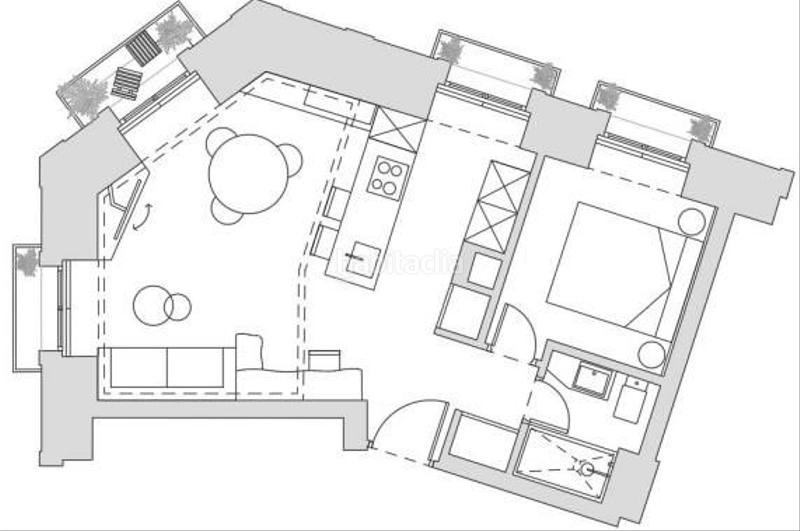 Foto e96dda20-16ff-45da-8b66-28fcb0820b3d. Miete appartement mit parking in Almagro Madrid