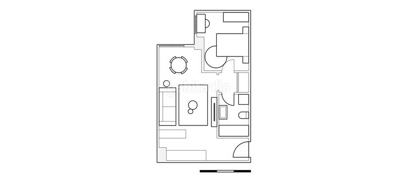 Foto 71006f39-87a0-4239-8e39-c9742170b015. Alquiler apartamento  de 1 dormitorio con piscina compartida en Trafalgar en Madrid