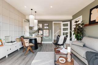 Affitto Piccolo appartamento  Carrer de morales. Apartamento de 1 dormitorio con terraza en eixample esquerra