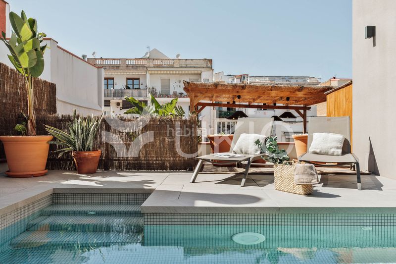 Foto 64ee4565-77bf-416a-842b-341563db8688. Alquiler apartamento  de 2 dormitorios con piscina y jardín en gracia en Barcelona