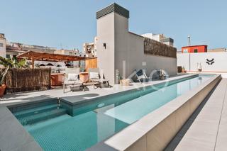 Lloguer Apartament  Carrer de josep torres. Apartamento de dos dormitorios con oficina, piscina y jardín en