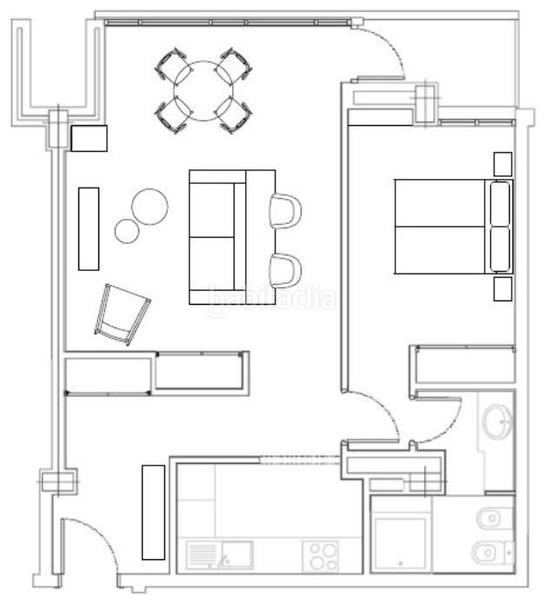 Foto 02ba9188-726c-49a3-82b5-abf6f15c734c. Affitto piccolo appartamento con riscaldamento in Madrid