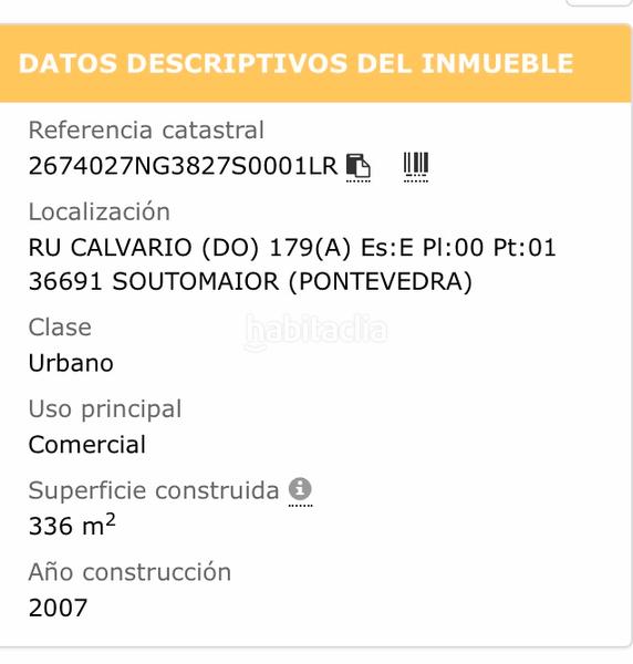Foto 4287b54c-fdab-4ab5-8f85-d06559780a38. Local comercial a rúa do calvario 23 a Soutomaior