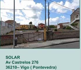 Terrain résidentiel  Avenida de castrelos. Venta avda. castrelos solar para edificio.