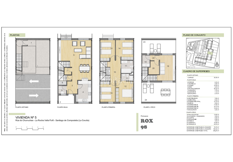 Foto c0c92a1c-df05-42cb-8279-6719053b3d3a. Semi detached house 260m<sup>2</sup> with heating parking in Campus Sur - Santa Marta Santiago de Compostela