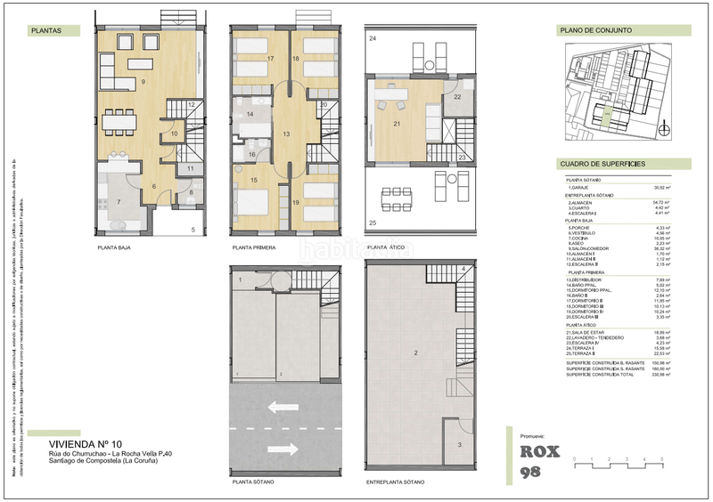 Foto ed57485f-72ca-47f0-b487-852eecf2d88d. Casa adosada 350m<sup>2</sup> en Campus Sur - Santa Marta Santiago de Compostela