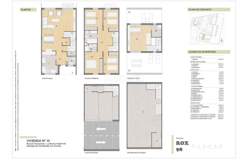 Foto 69d881b6-e449-409f-ad9a-10ca0ad565f8. Casa adossada 330m<sup>2</sup> amb calefacció aparcament a Campus Sur - Santa Marta Santiago de Compostela