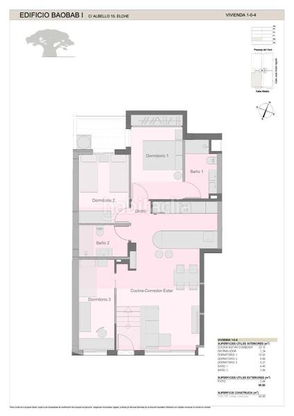 Foto a9050e2d-24e9-422d-8406-41b8486adf68. Etagenwohnung 112m<sup>2</sup> in carrer albello 15 in El Palmeral - San Antón Elche / Elx
