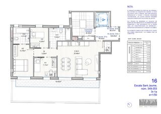 Appartement à Carrer sant jaume 349. 3.1j residencial calella mar