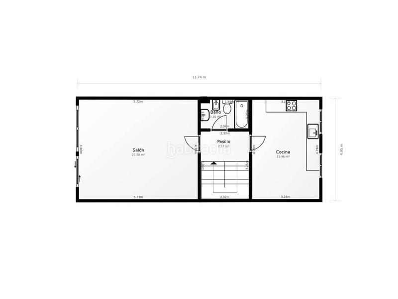 Foto f929d4f3-d808-4af5-a827-7728e65c4023. Casa adosada , 4 habitaciones, buardilla, garaje para 2 cohes, patio de 40m y terraza junto plaza españa en Sabadell