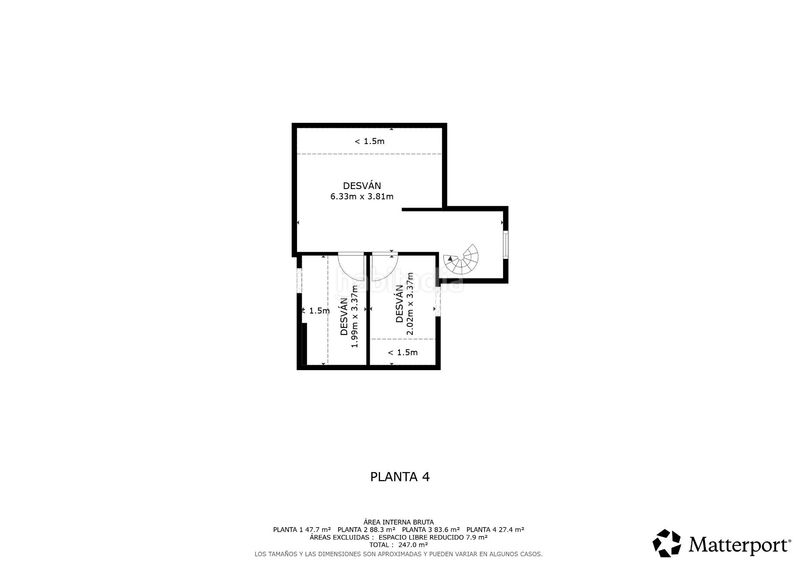 Foto 34b5d244-b837-415a-a0af-5db6a234d326. Casa aparellada amb calefacció a La Florida - El Plantío Madrid