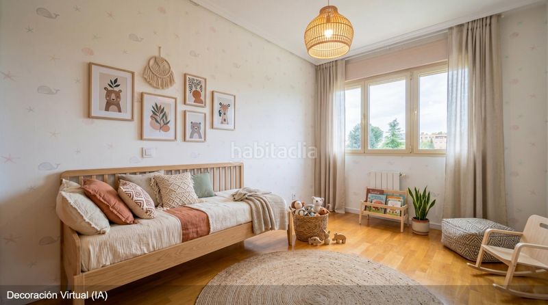 Foto 0551de56-c23f-4be1-a218-80c84b39127e. Lloguer pis amb calefacció aparcament piscina a Valdemarín Madrid