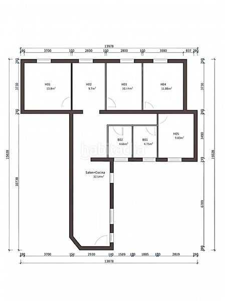 Foto ca99d690-697e-4777-a356-24314560d449. Rent flat with heating in Jerónimos Madrid