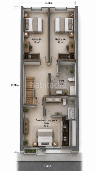 Foto 15bf96f2-548a-4394-812a-90bb9513a672. Casa aparellada amb calefacció aparcament a Col·legis Nous Mollet del Vallès
