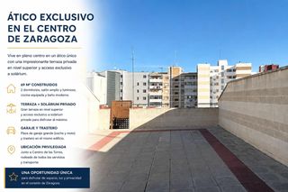 Àtic  Calle del marqués de ahumada. Exclusivo ático con terraza solárium en el centro de zaragoza