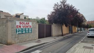 Terreny residencial  Calle casañal alberto. Terreno urbano en alberto casañal, utebo
