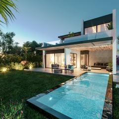 Casa en Nueva Atalaya. Villa de lujo en el campanario, estepona