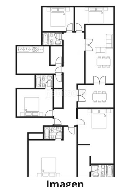 Foto 49bb0ae5-11d6-4714-92ea-03af54b32e1a. Appartement avec cheminée chauffage parking dans El Perchel Ciudad Real