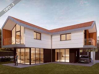 Casa  Campos de otero. Elegante obra nueva en caravia ab 3