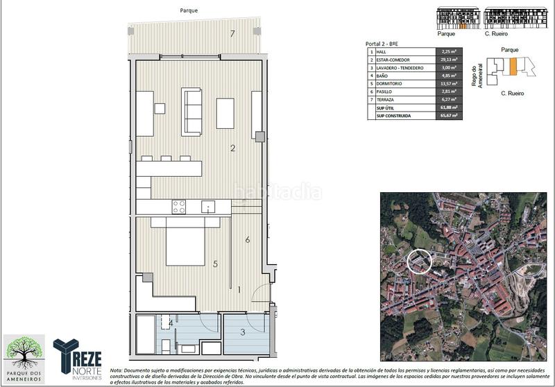 Foto 740d352e-bbca-4ebb-9a56-4888528b88d6. Appartement 66m<sup>2</sup> avec chauffage parking dans Bertamirans Ames