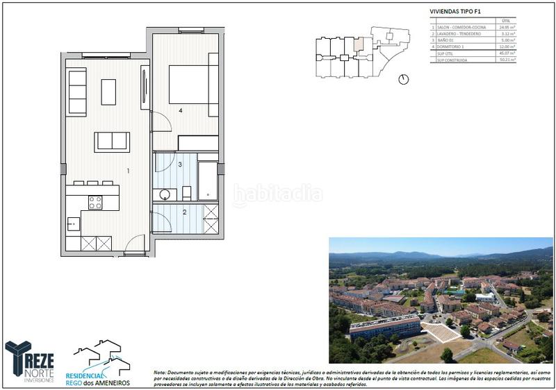 Foto 2fa4c30e-e5ec-4210-8cb7-4825ec9f4a56. Etagenwohnung 50m<sup>2</sup> mit heizung parking in Bertamirans Ames